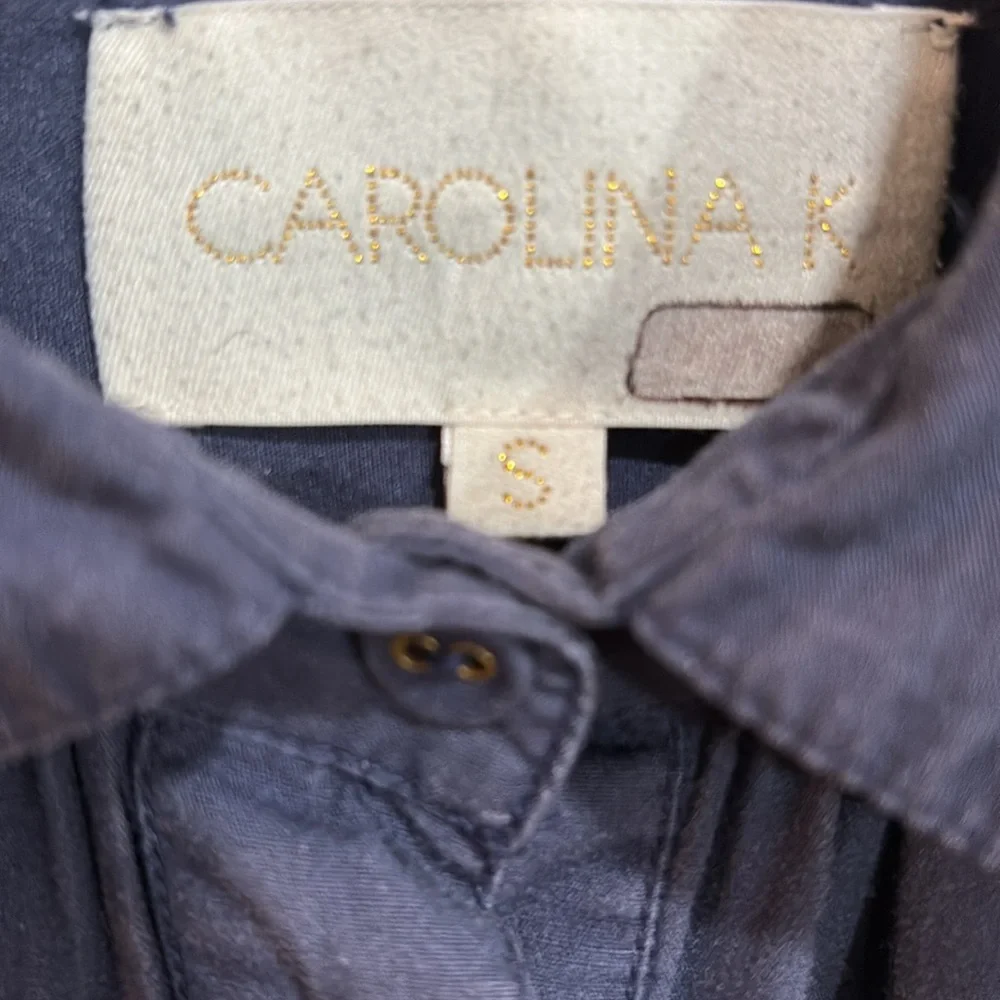 CAROLINA K Geometric Cotton Button Front
Valerie Pleated Kaftan Gown Dre… - Picture 12 of 12